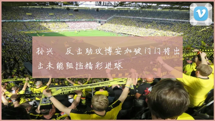 孙兴慜反击助攻博安加破门门将出击未能阻挡精彩进球